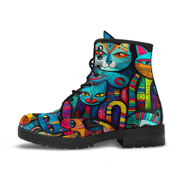 Cats Doodle Boots