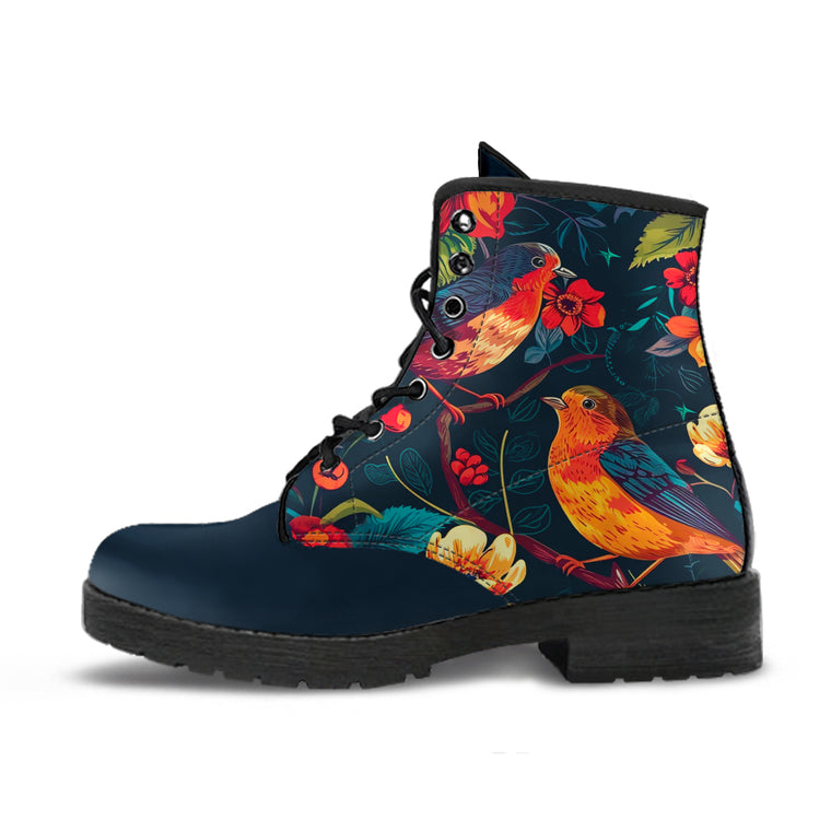 Floral Birds Boots