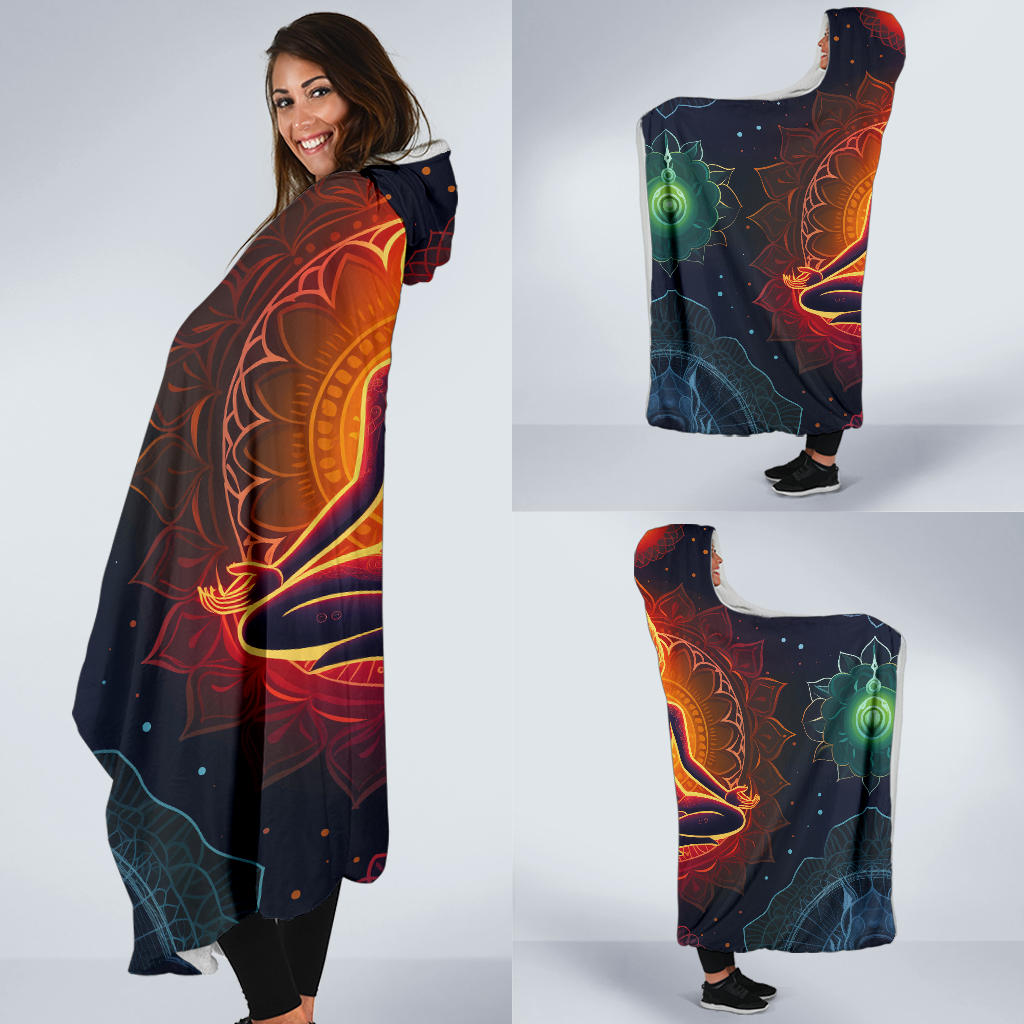 Chakra Hooded Blanket