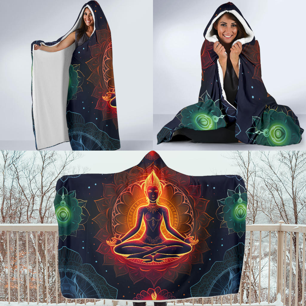 Chakra Hooded Blanket