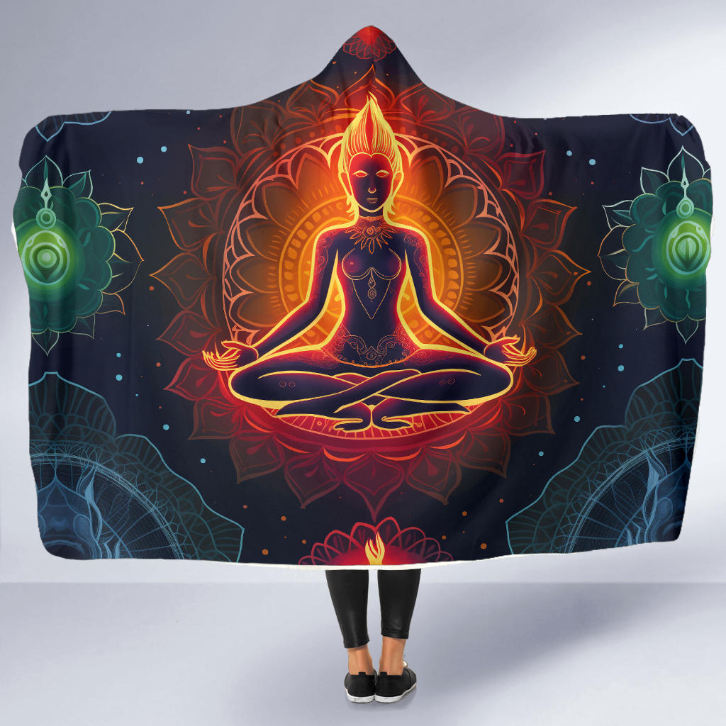 Chakra Hooded Blanket