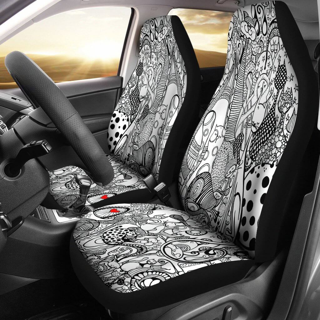 Cats Story Car Seat Covers