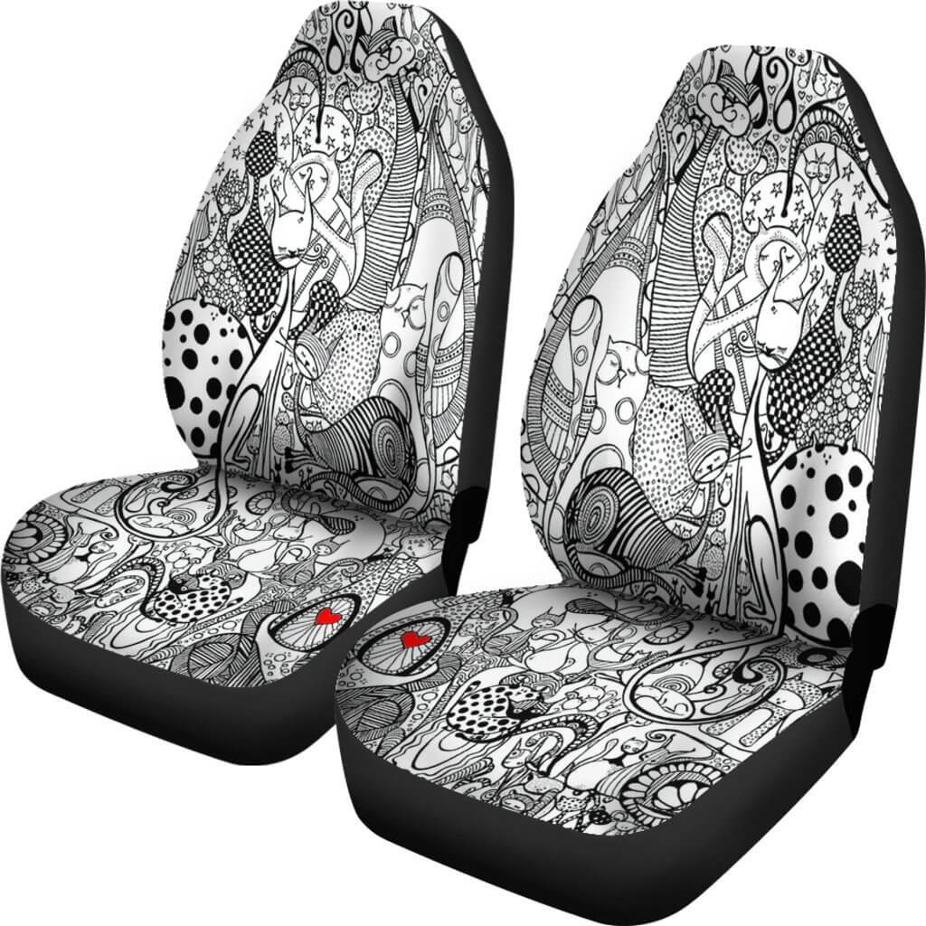 Cats Story Car Seat Covers