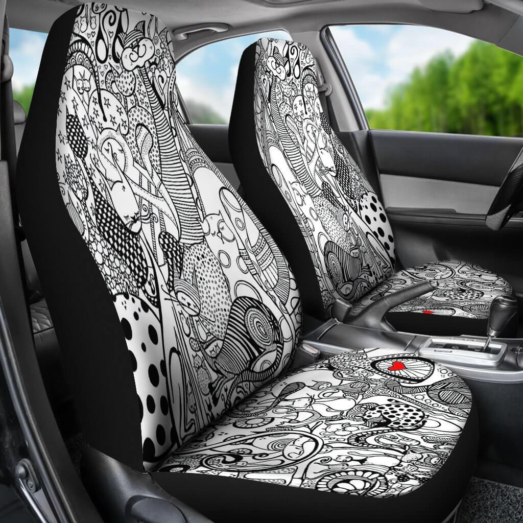 Cats Story Car Seat Covers