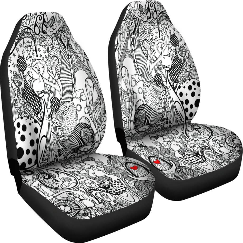 Cats Story Car Seat Covers