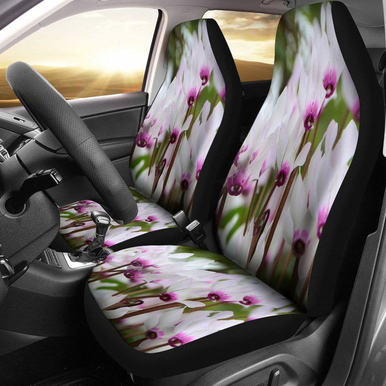 Cyclamens Car Seat Covers