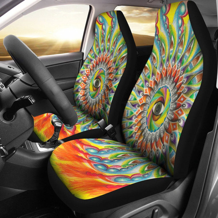 Eye Mandala Car Seat Covers