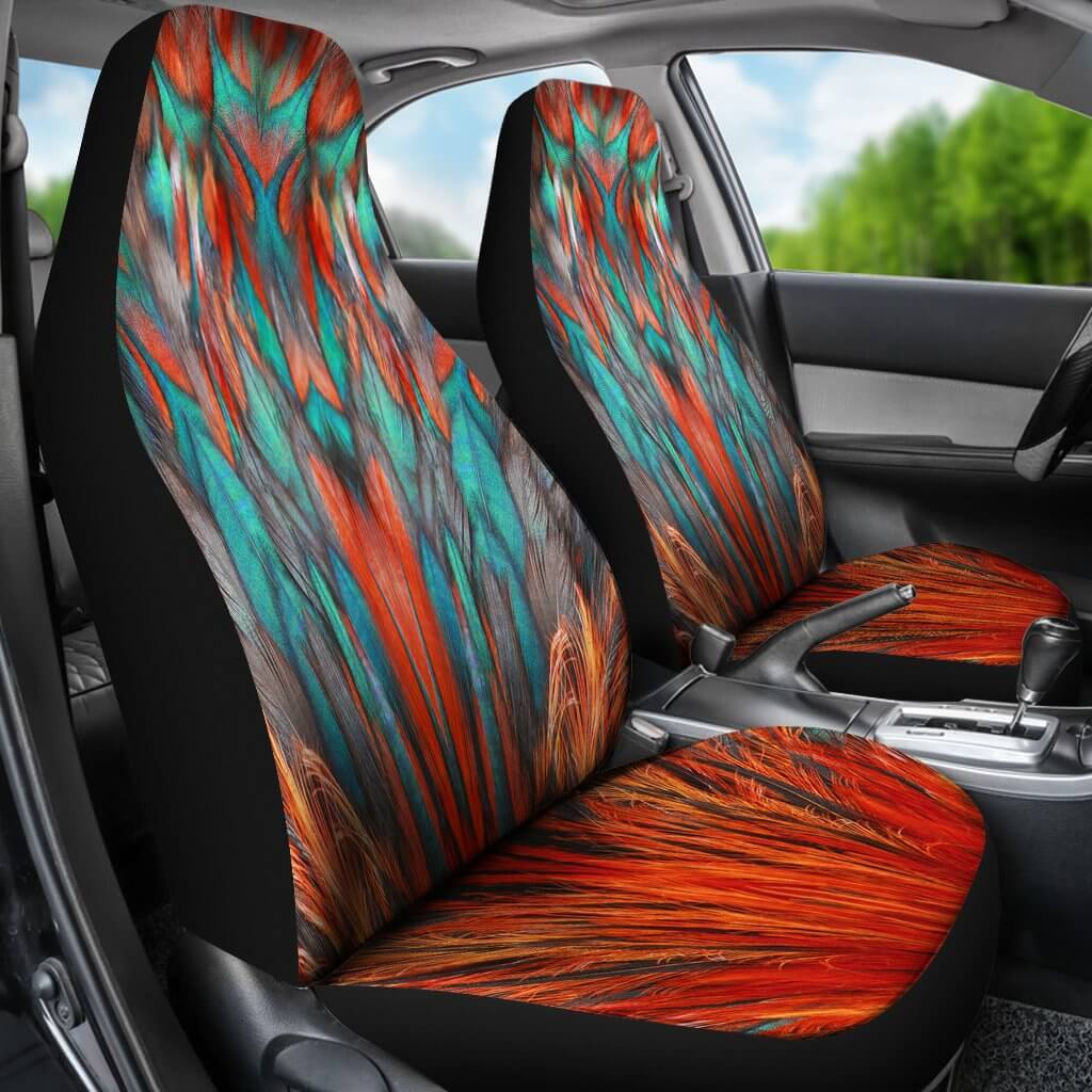 Flame Feathers Car Seat Covers