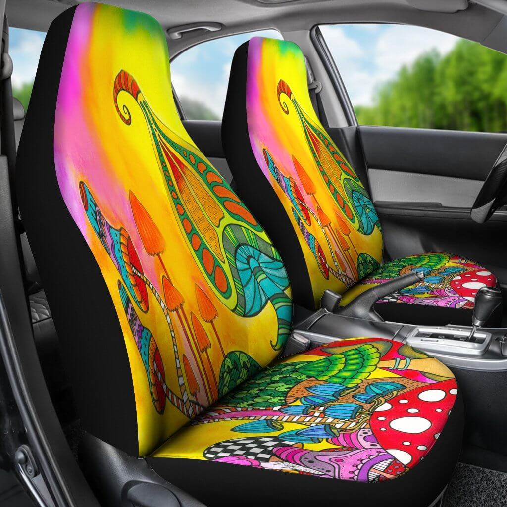 Magic Mushroom Car Seat Covers