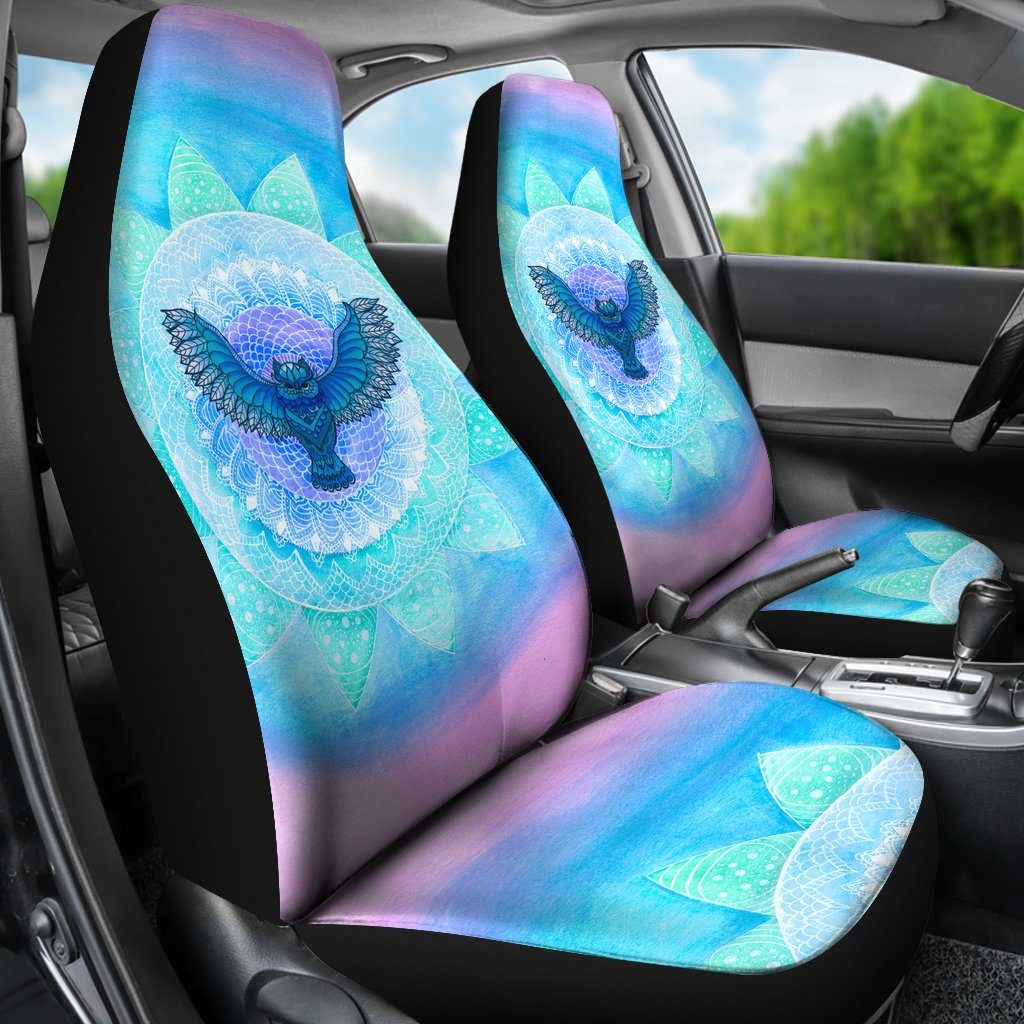 Owl Mandala Car Seat Covers