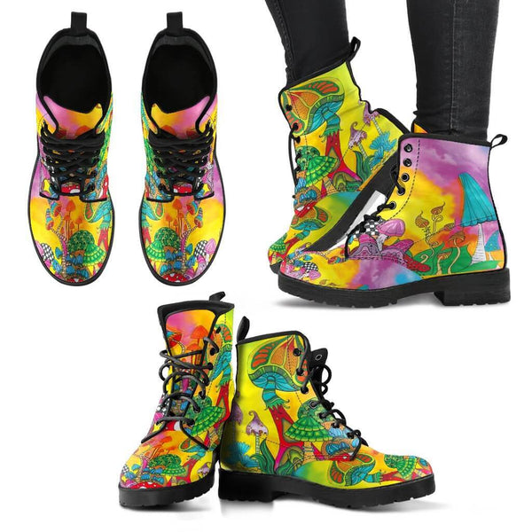 Magic mushroom | Colorful women's boots - Your Amazing Design