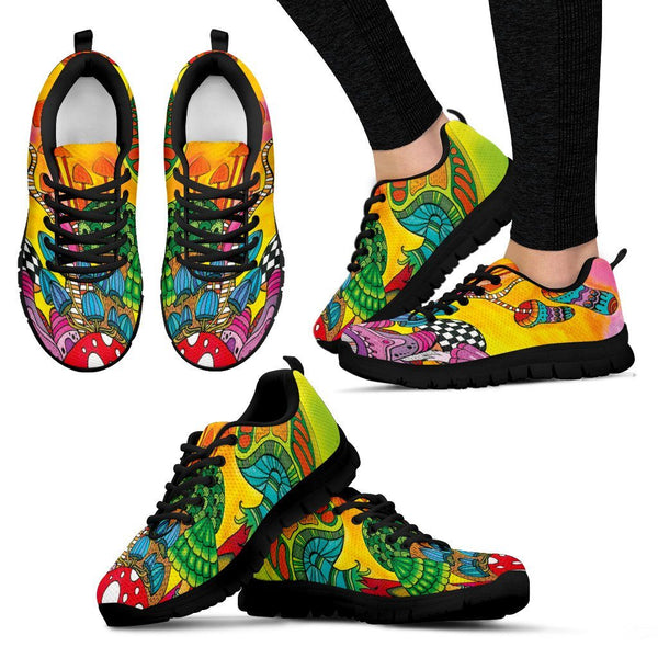 Magic mushroom | Colorful women's sneakers - Your Amazing Design