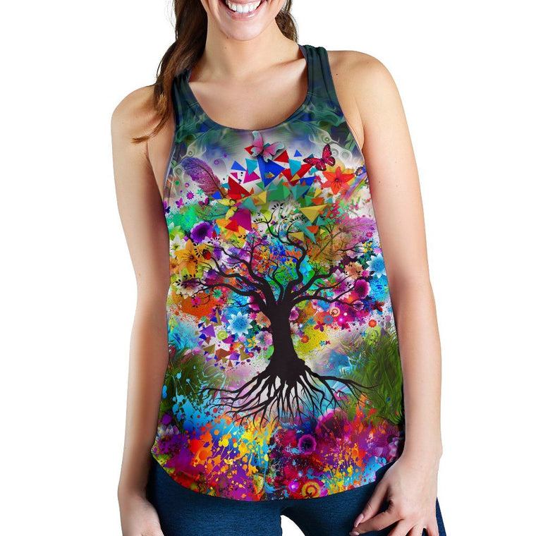 Women's Racerback Tummydrops Tank — Tummydrops-Keep Tummies Happy!