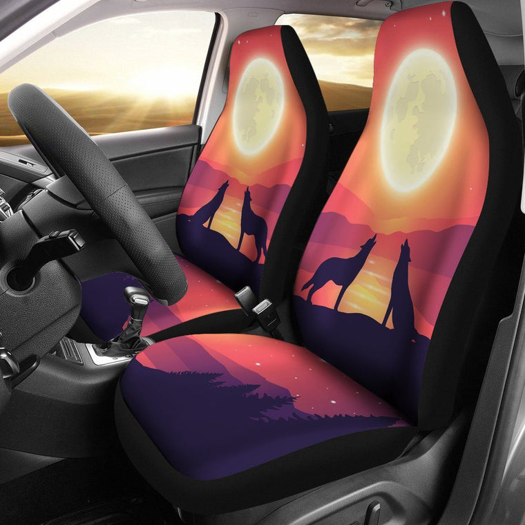 Wolf Car Seat Covers